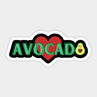 Avocado Love Sticker